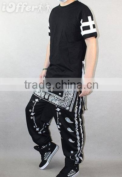 short sleeve print black unisex women men paisley zippers bandana extendo custom paisley zip extendo t shirt tee