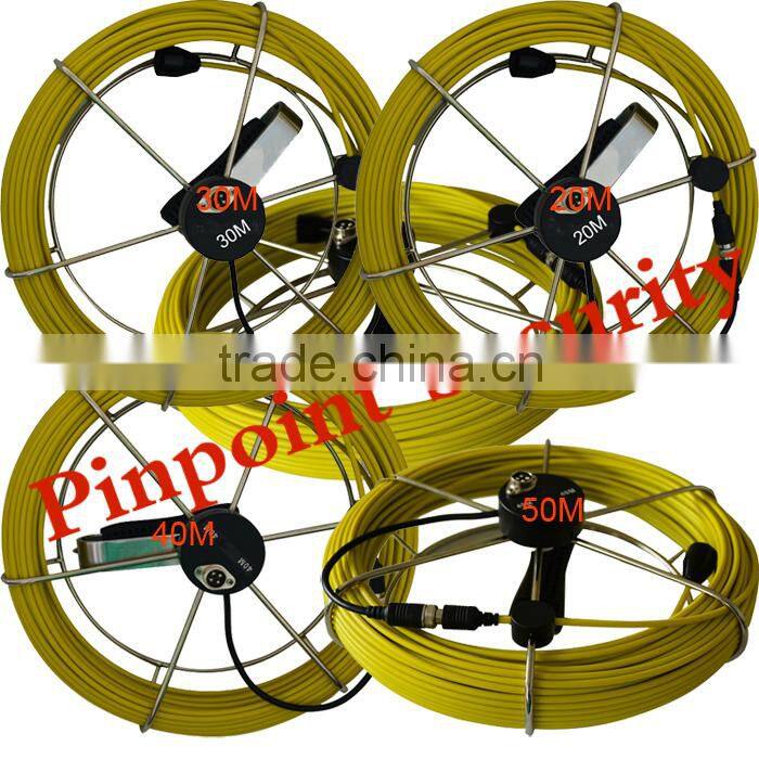 23mmx120mm camera water pipe inspection camera With DVR Function and 50m cable