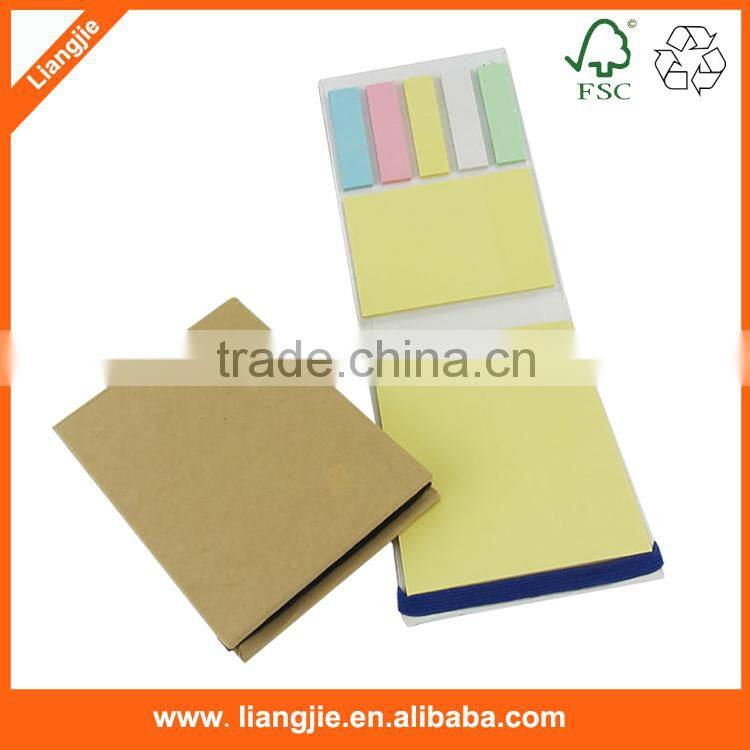 Fancy stationery sticky note pads set with pen