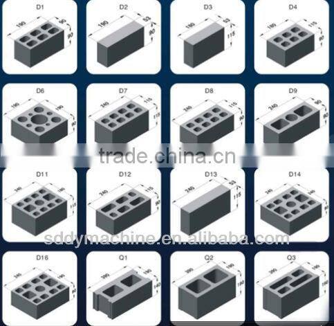 QT40-3B mini concrete block machines for sale