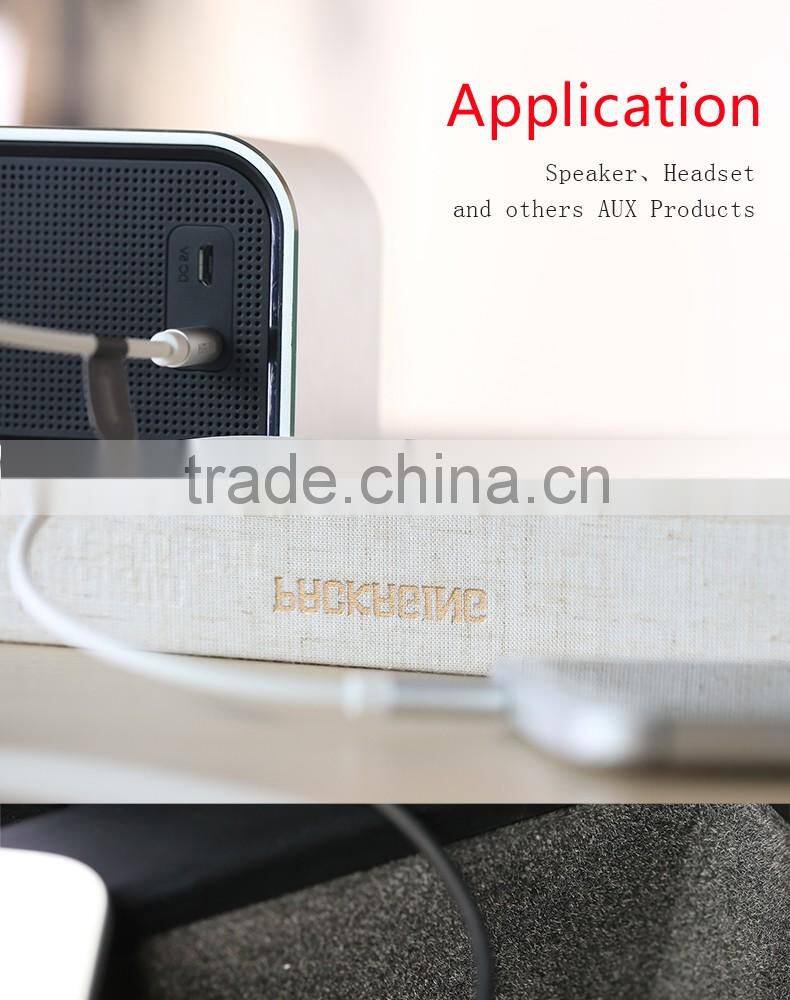 REMAX Audio cable 3.5mm male to male jack aux audio cable with 3.0mm Speaker cable