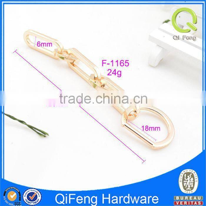 F-1165 lady bag ornament elaborate metal ring combo parts 