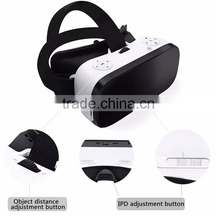 New products 3d vr all in one Glasses Virtual Reality, all in one vr headset H8 nibiru operating system
