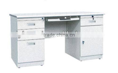 3 Drawer Office Steel Metal Computer Desk