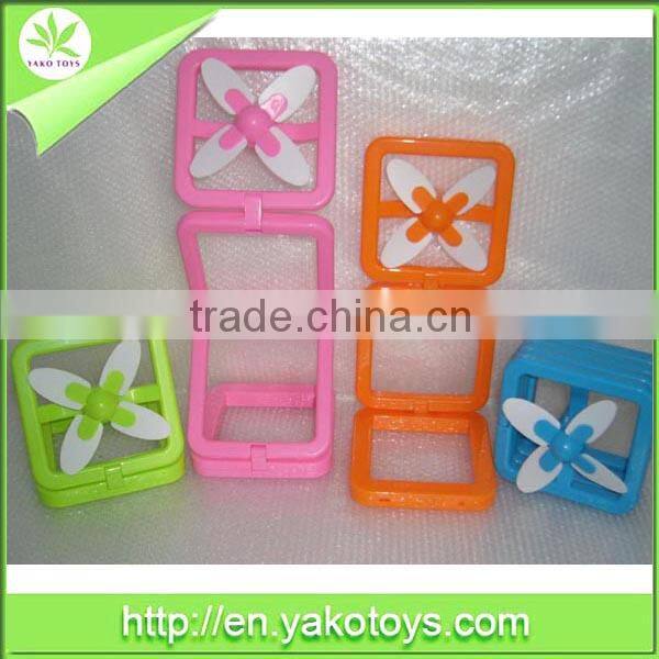 colorful electric fan plastic hand fan