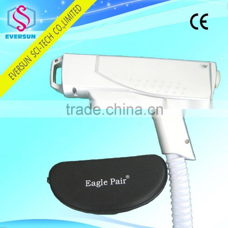 Hotest Ruby Q-switch laser tattoo & eyebrow removal machine EVERSUN XP407