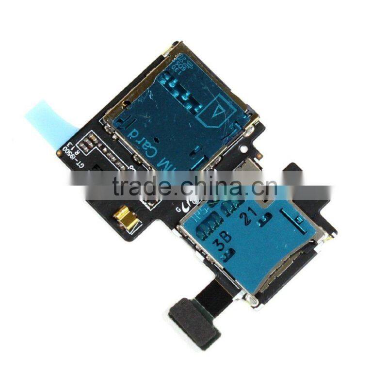 Memory Card Holder Flex For Samsung Galaxy S4 i9500 SIM Card Connector