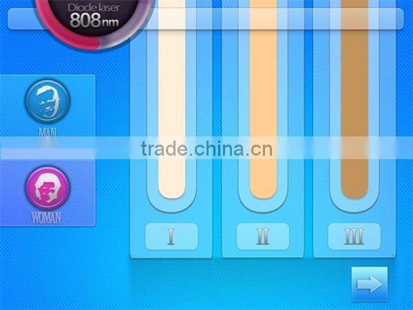 Salon equipment painless 808 diode laser watt laser hair removal