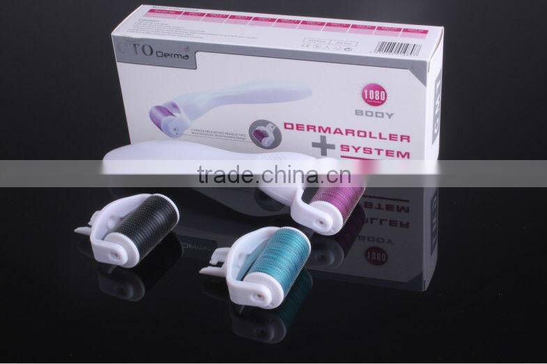 GTO medical CE approved derma roller body 1080 derma roller