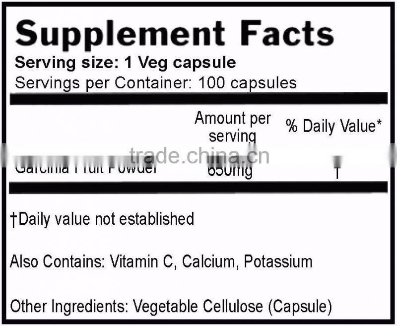 Organic Garcinia Capsules - 650mg