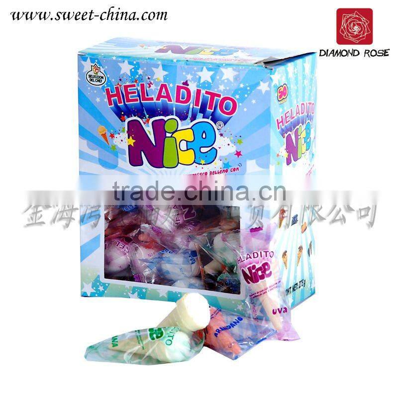 cone ice cream marshmallow