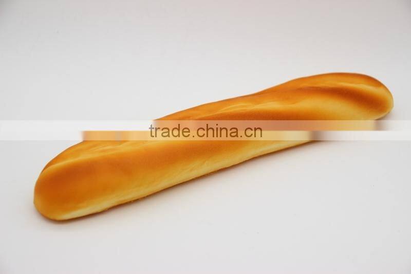 1pc Bread fake soft touch toast breakfast package props artificial