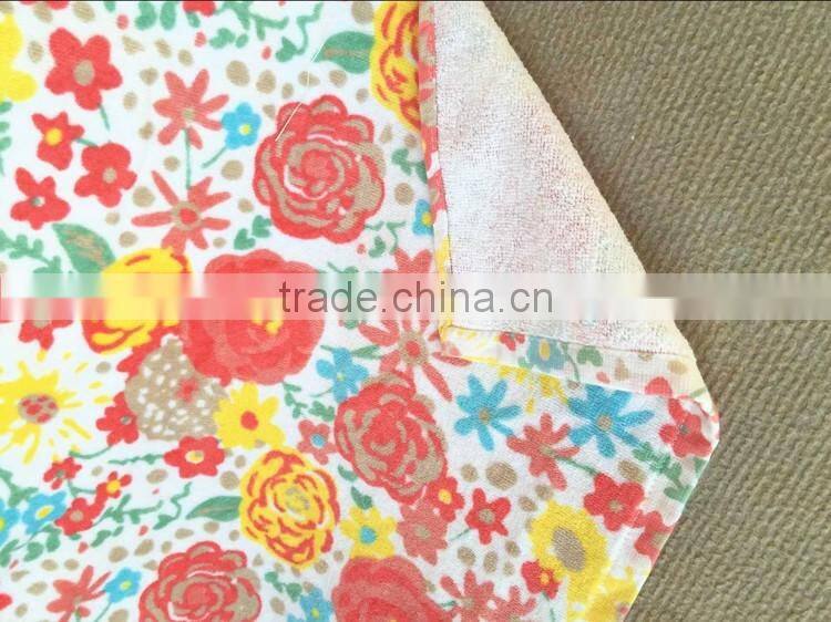 Kitchen towel reactive printed wholesale cotton tea towel fabric