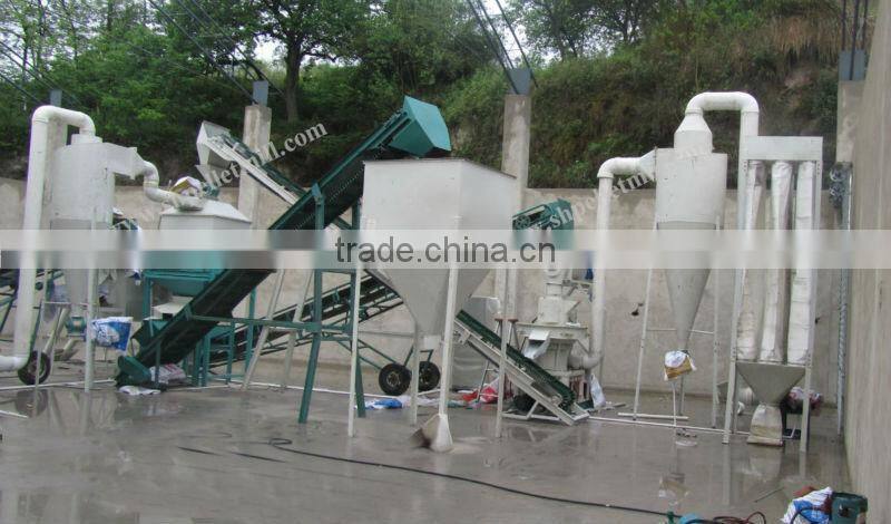 Double Crane supply wood pellet production line with best quality