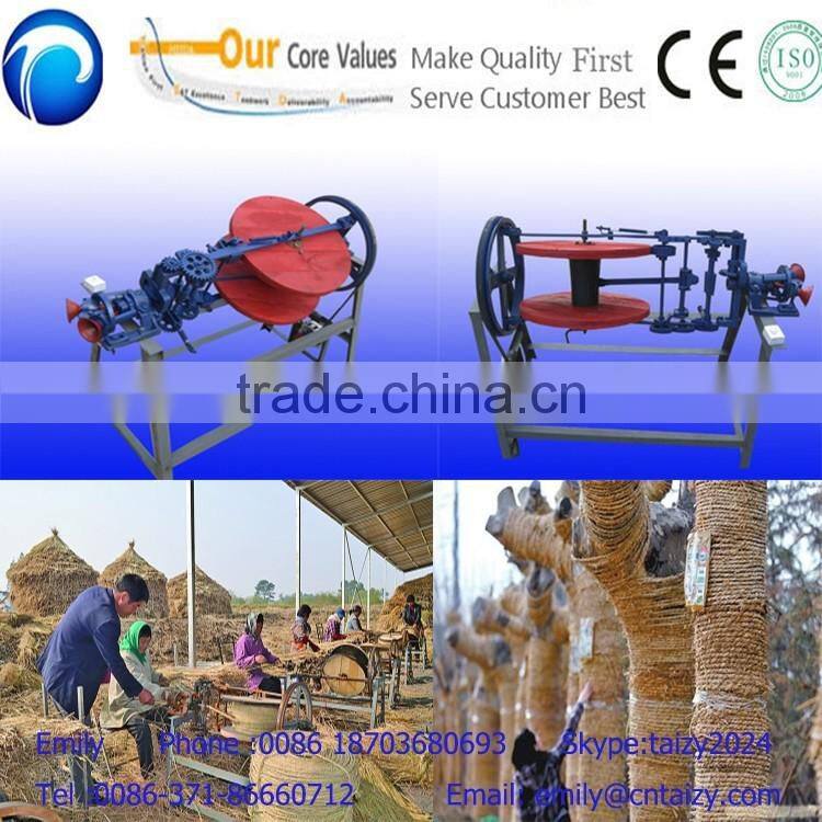 Farm Waste Recycling Straw Rope Knitting Machine