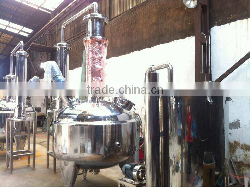 Copper Distillation Equipment With 8'' Reflux Column