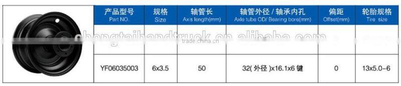 13 inch 4-wheel electric vehicles wheels