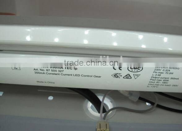 high lumen high power square 60w 300x1200mm led panel ceiling light/led light panel supplier in shanghai china