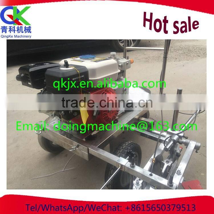QK machinery supply 5cm width Plastic runway marking machine