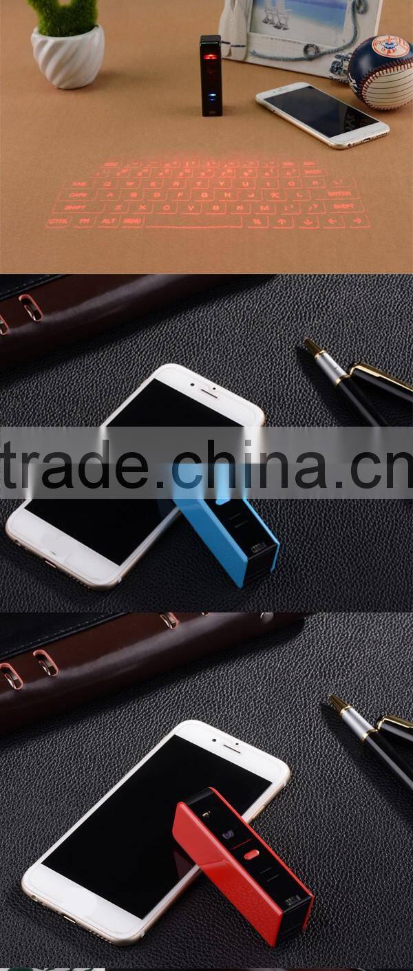 wireless mini keyboard for smartphone, colorful laser virtual keyboard trending hot products 2016