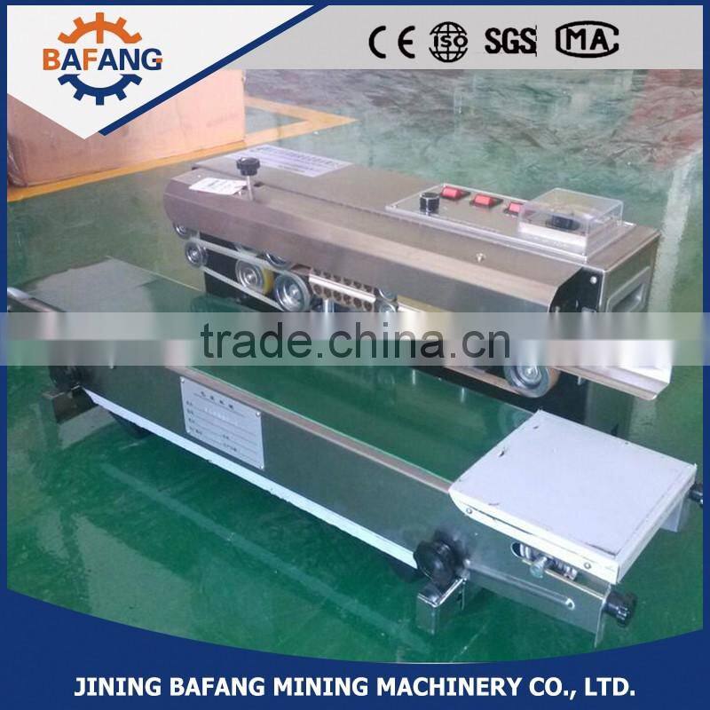 Horizontal Continuous Plastic Aluminum Foil Bag Heat Sealing Machine Band Sealer Machine
