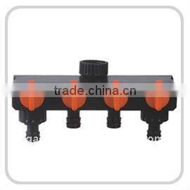 50FT coil garden hose with 2-function nozzle