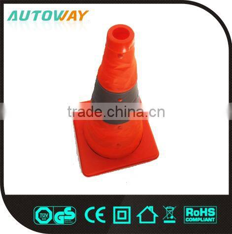 750mm orange small safety foldable traffice cone