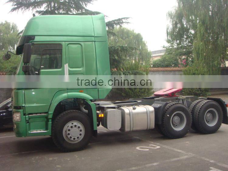 HOWO 371hp 6x4 tractor with air conditioner and 12.00R22.5 tires
