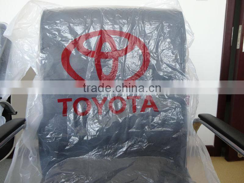 PE disposable toyota auto plastic car seat cover