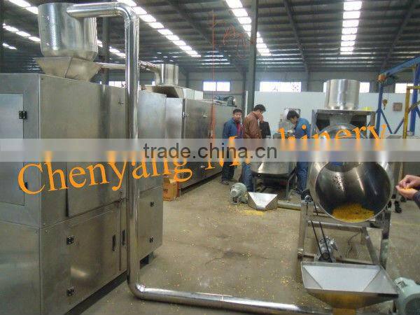 Breakfast Cereals Processing Line Plant Snacks Corn Flake Production Line