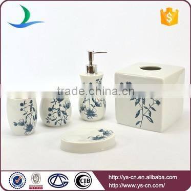 New products wholesale bath accessory decal bathroom set