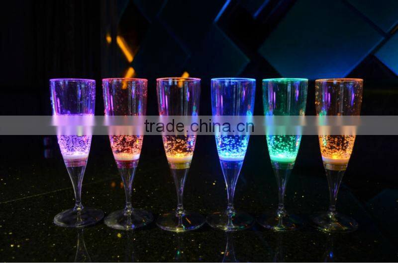 champagne led beer glass or party cup champagne glass