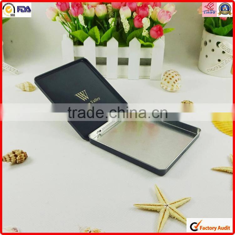 small wholesale factory packing small empty tin can for tobacco