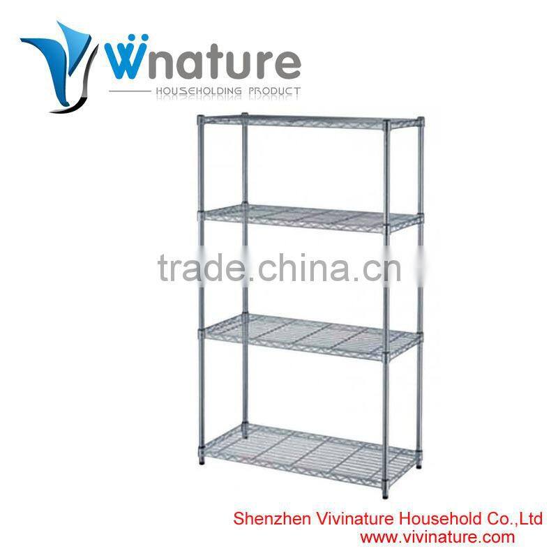 Best selling chromed metal wire shelving with good quality