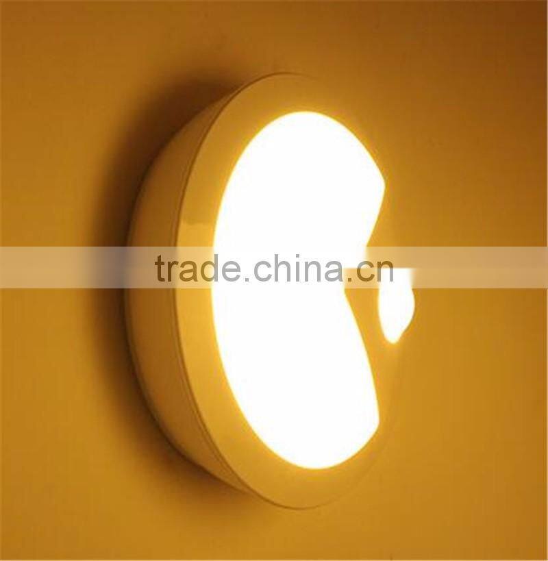 Energy saving LED light eat peas human body induction lamp Intelligent light sensing creative bedside lamp Baby night lamp