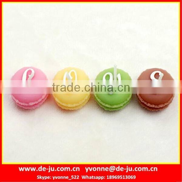 Sandwich Biscuit Dorayaki Shaped Fancy Birthday Candles