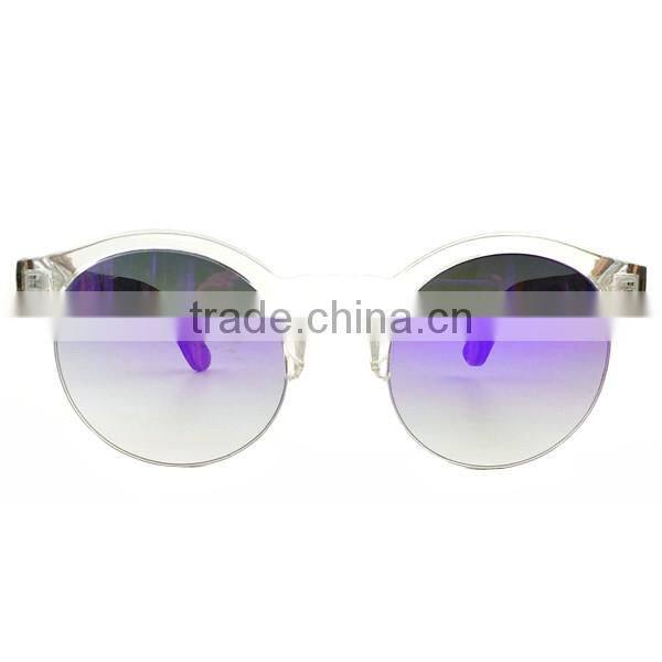 100% Natural Peacock wood Earstems transparent frame glasses
