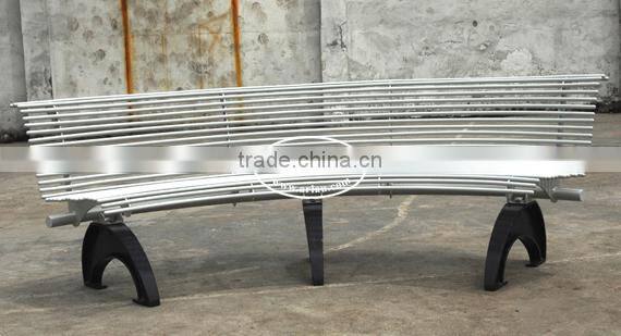 Arlau Cheap Modern Outdoor Furniture,Big Metal Outdoor Bench Furniture,Black Wrought Iron Benches