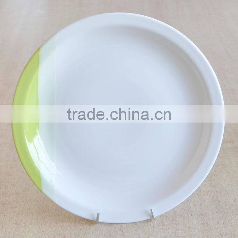 10.5inch Dinner Plate in Solid Color with Special edge