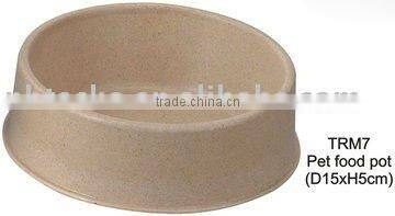 degradable pet food pot