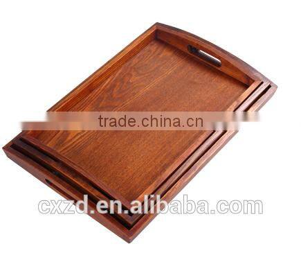 wholesale high quality wood tray