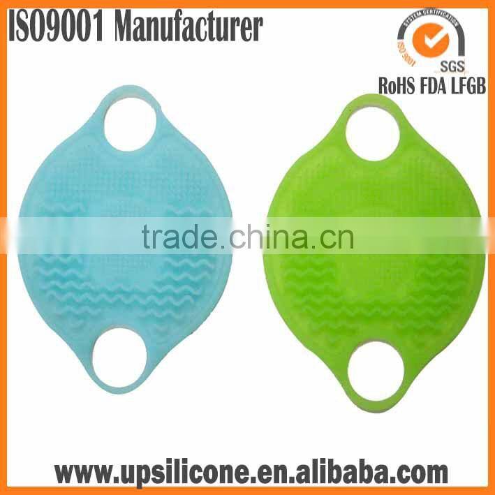 high quality silicone pet brush pet bath comb makeup brush cleaner