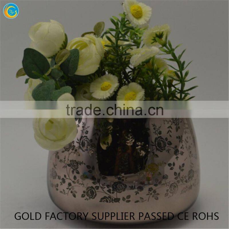 unique glass vases used wedding decorations