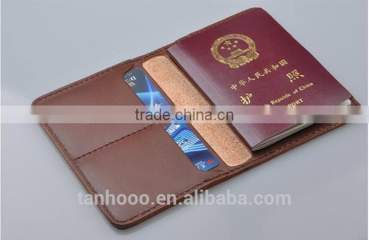 Brown- Black available wholesale pvc passport cover