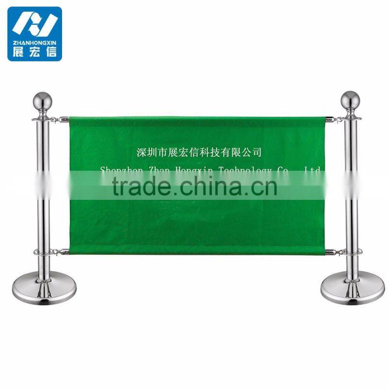 Excellent quality outdoor breeze barrier with printed banners