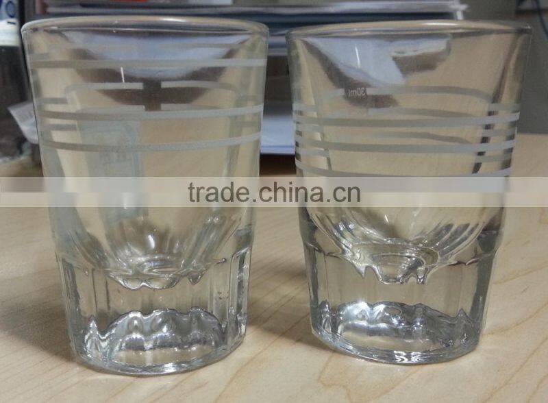 mini 2oz wine glass shot glasses