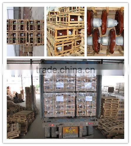 ANSI cap and pin type bell type porcelain ceramic electric fence suspension insulator for high voltage
