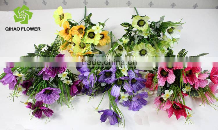 silk flowers bouquet decorative landscaping fabric flowers