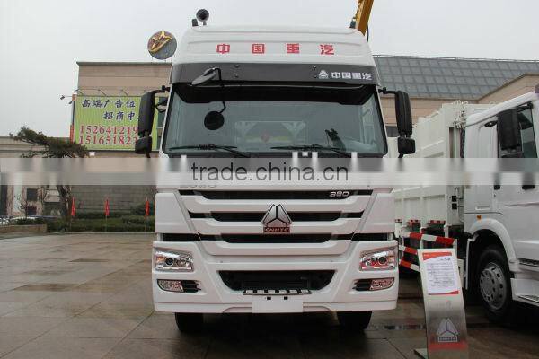 2015 SINOTRUK HOWO LNG tractor truck 6x4 low price sale