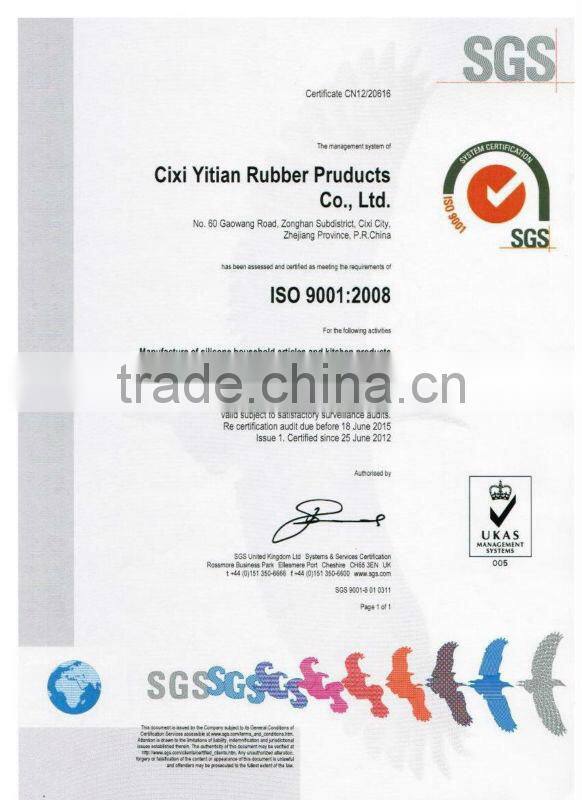 Silicone spatula for cooking or baking